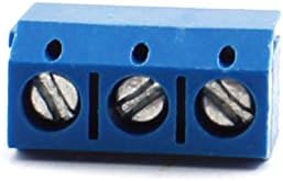 Aexit 30kom 3 Audio & Video dodatna oprema Pin 5.08 mm Pitch PCB ploča vijčani Terminal blok 12a konektori & amp; adapteri 300V plava