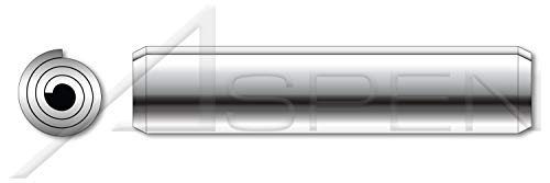 M8 X 20mm, ISO 8750, Metrički, namotane opružne igle, AISI 301 Nerđajući čelik