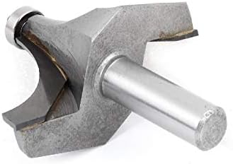 X-DREE 1/2 izbušena rupa prečnika 40 mm radijusa Metal Flush Trim Router Bit (Bit de enrutador Roundover Roundover Rushdover de metal de 40 mm de diámetro de 1/2 pulg.