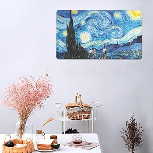 Quinn Cafe Zvjezdana Noć Van Gogh Zidni Držač Za Ključeve