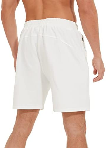 HEALONG muške atletske kratke hlače pamuk: vježba za trčanje u teretani Vježba-7 modni sportovi s vezicama sa džepovima sa patentnim