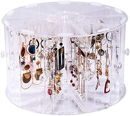 Kingx plastična prozirna minđuša zaslon za nakit, kutija za kućne nakit viseći ogrlica za odlaganje nakita