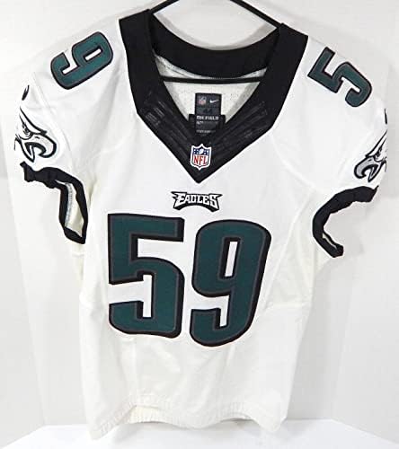 2014 Philadelphia Eagles Demeco Ryans 59 Igra Polovni bijeli dres 44 DP29191 - Neincign NFL igra Rabljeni dresovi