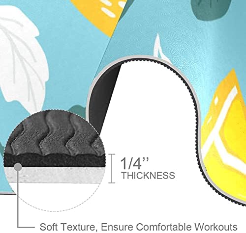 Siebzeh šareno voće uzorak Premium debeli Yoga Mat Eco Friendly gumene zdravlje & amp; fitnes non Slip Mat za sve vrste vježbe joge i pilatesa