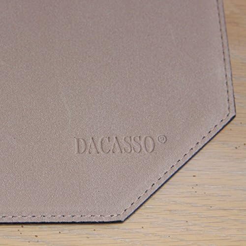 Dacasso crna 17 x 12 kožna mreža CUT Corner Placemat