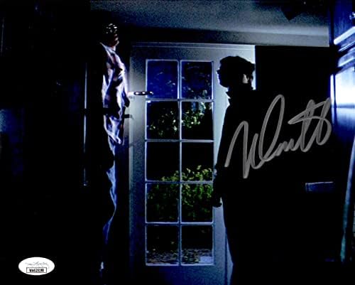 Nick Castle Autographing potpisan 8x10 FOTO HALLOWEEN JSA COA Michael Myers