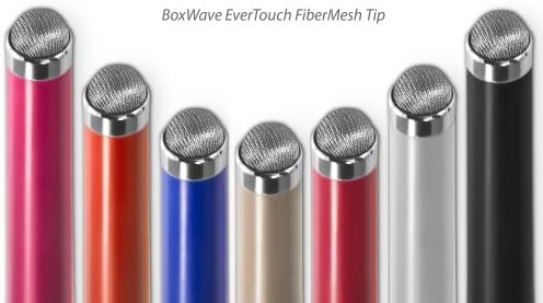 Boxwave Stylus olovkom Kompatibilan je s Dragon Touch Y88X 7 Dječji tablet - Evertouch Capacition Stylus, vrhova vlakana Capacitivna olovka za zmaj Touch Y88X 7 Dječji tablet - Jet Crna