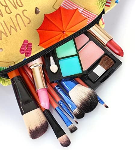 Kozmetičke vrećice za žene, torbe torbice šminkere organizator za skladištenje šminke za makeup Girls, ljetni paradis plaža Ocean Hawaii