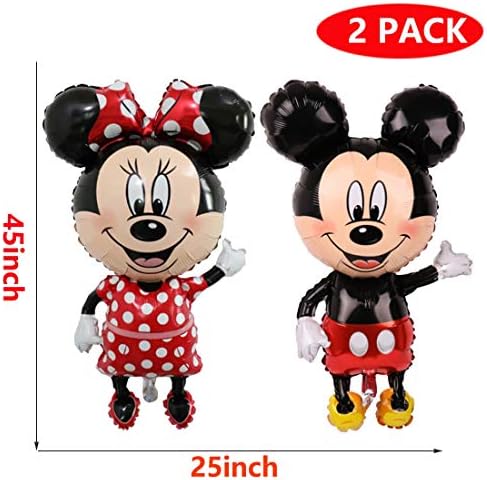 Pametno skladište 45-inčno džinovsko džinovsko veličina Mickey Mouse znakova folija balon Minnie Mouse Baloni za dečiji rođendanski ukras