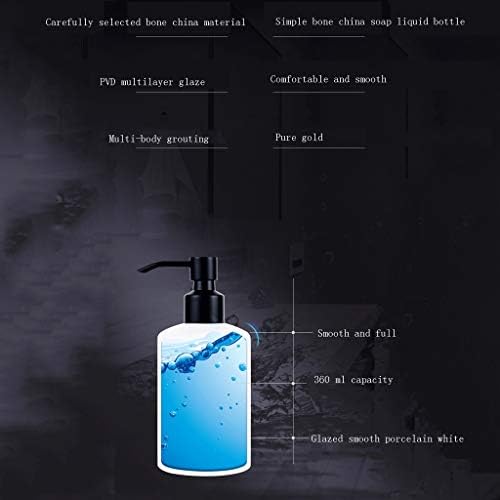 SOAP dispenzer svijetla površinska keramička boca za bocu kreativna kupaonica šampon za ruke sanitet flaširani tuš gel sapuns raspršivača