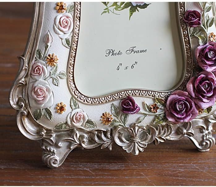 GELTDN 10-inčni okvir za fotografije od smole od ruže vjenčani poklon zanati dekoracija okvira za slike na veliko