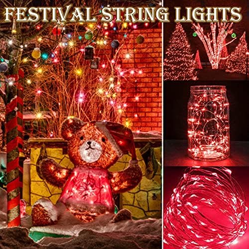 LED Vilinska žičana svjetla, 3m 30 mikro svjetla na srebrnoj bakrenoj žici za DIY središnji dio vjenčanja, Mason Jar Craft, božićno drvce, vijence, dekoracija za zabavu
