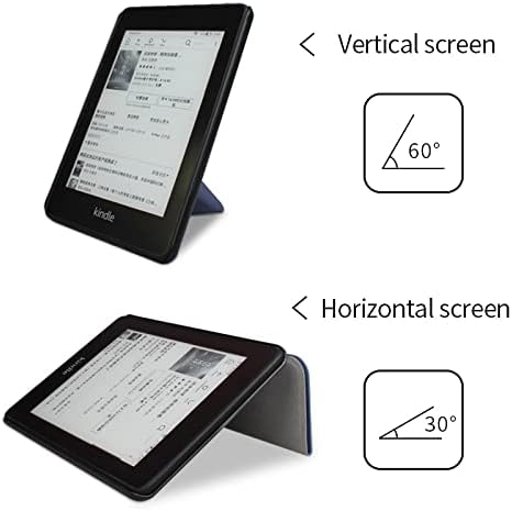 za Kindle Paperwhite 2021 11. generacije Kindle Paperwhite 6.8 inčni poklopac kožno sklopivo postolje sa automatskim poklopcem za buđenje/spavanje tankim poklopcem E-čitača, crveno