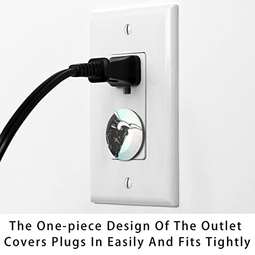 LAIYUHUA Outlet Covers Baby Proofing （12 & amp; 24 pakovanje）stalni električni zaštitni utikač / sigurnosni Plastični poklopci za utičnicu za djecu / jednostavna instalacija/ prevencija udara-životinjski Bik