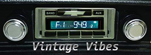 Novi nadograđeni ekran kompatibilan sa 1969-1972 Chevrolet Chevelle, Malibu, El Camino Custom AutosoSound USA-230 AM / FM stereo radio 200 vati