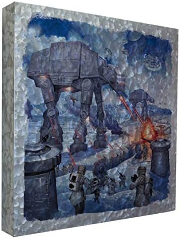 Thomas Kinkade Studios Star Wars Art The Battle of Hoth 14 x 14 Metal Box Art