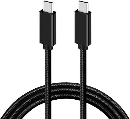 Boxwave Cable kompatibilan sa nobklon kids tablet JR-J10 - DirectSync PD kabl - USB-C do USB-C, tip C pletenica 3FT cabel i sinkronizirani kabel - Jet crni