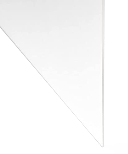 SAD zaptivanje rasutog-PS-CAC - 36 prozirnog akrilnog Pleksiglasnog Lima, 3/32 visina, 24 širina, 24 Dužina