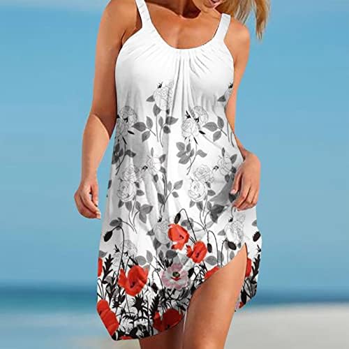 Ymadreig sa ramena haljina za žene Elegantne ruffle ljetne haljine labave udobne plaže savremene ležerne haljine