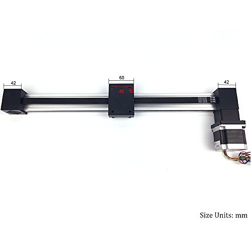 Deset-visoka 1100mm 43.31 Inch dužina putovanja, Linearni vodič Slide modul kožni pojas 3M sa 17 Nema 42 Stepper Motor, XP serije