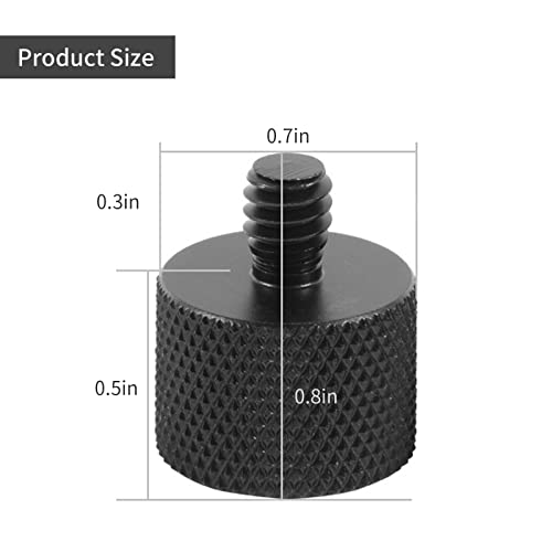 4 komada adaptera za mikrofon 5/8 inča-27 ženskih do 1/4 inča-20 muških, Adapter za stativ za Monitor kamere, kombinovani paket adaptera za montiranje mikrofona