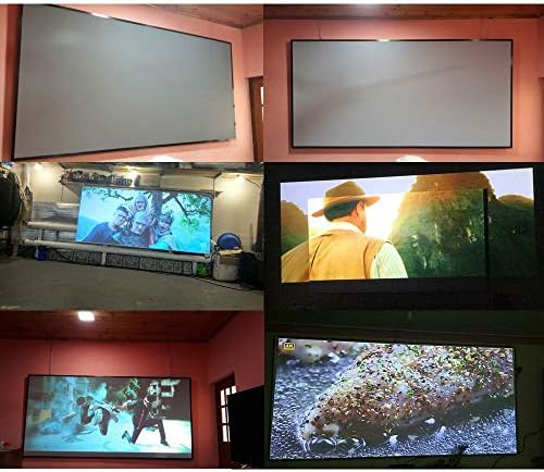 Zaslon projektora visoke svjetline KJHD Zyzmh 60 100 120 inča 16: 9 Reflektivni ekran tkanine za projekciju za projekciju
