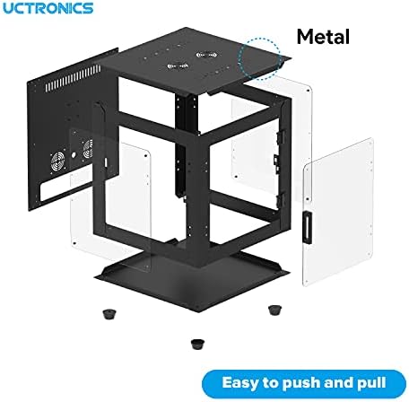 Uctronics 3d kućište, metalna i prozirna akrilna kućišta, konstantna temperaturna zaštitna poklopac soba, vatrootporna i otporna na