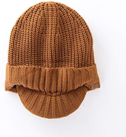Početna preferirajte muški šešir za novinare na otvorenom zimska topla debela pletena kapa sa vizirom