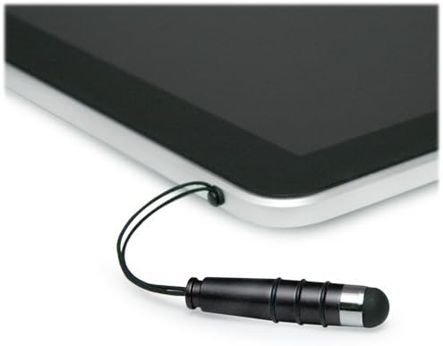 Boxwave Stylus olovkom Kompatibilan je sa Jeep 2021 Wrangler ekranom - mini kapacitivni olovku, mali gumeni vrh kapacitivne olovke za Jeep 2021 Wrangler displej - jet crna