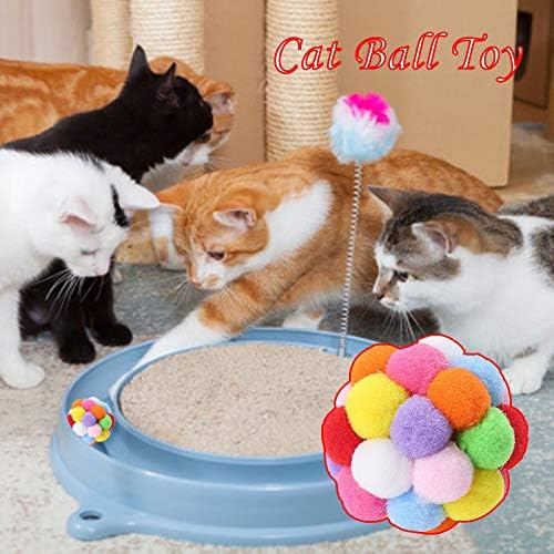 D62A9V Funny Cat igračka Stretch Ball Juguetes Mačke Kreativna šarena interaktivna igračka maca