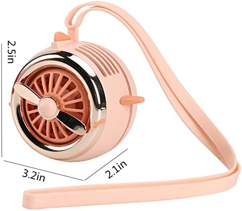 XUNION ASLESSIL Mini USB prijenosni džep ventilatora prijenosni mini punjenje ventilator bez lista bez ventilatora GL6 GL6