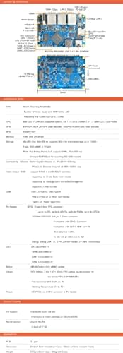 Nanopi R5S Mini ruter Cortex-A55 2.0 GHz OpenWRT jednokrilni računar sa tri Gbps Ethernet porta LPDDR4X 4GB RAM baziran na Rockchip RK3568 za IoT nas Smart Home Gateway podršku Android Debian