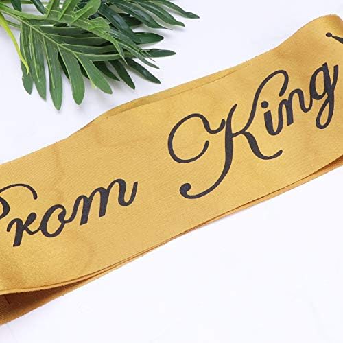 Prettyzoom Bride Sash Newide Sash Bridal Sash Administratolo Sash 2pcs King Satin Sash Diplomski party Party School Party Pribor Diplomski