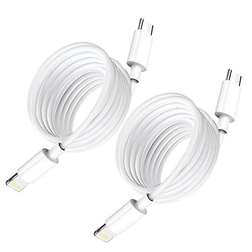 Anuy USB C to Lightning Cable 2 Pack [Apple MFI certificirani] USB-C do gromobranskog kabla Brzi punjenje Kompatibilno sa iPhone 13/13Pro