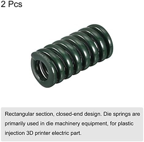 UXCell 3D printer Die Spring, 2pcs 8mm od 15 mm Dug spiralni utiskivanje kompresijskim plijesnim oprugama za električni dio 3D pisača,