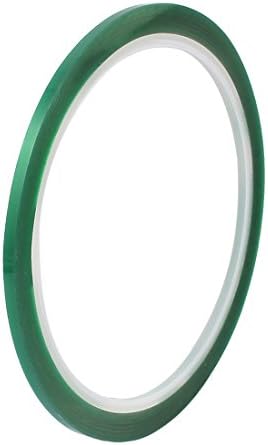 Aexit 3mm X traka 33 metra zelena ljepljiva traka za kućne ljubimce visoka temperatura otporna na traku za maskiranje trake PCB lemljenje