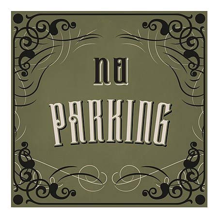 CGsignLab | Nema parkinga -Victorian gotic prozor Cling | 5 X5