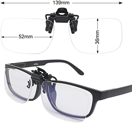 TOTOU ultra-lagane naočale za čitanje klizanja prevrnuju se i dolje bezbojno povećano stakleno svjetlo i lako se prevozi prikladno