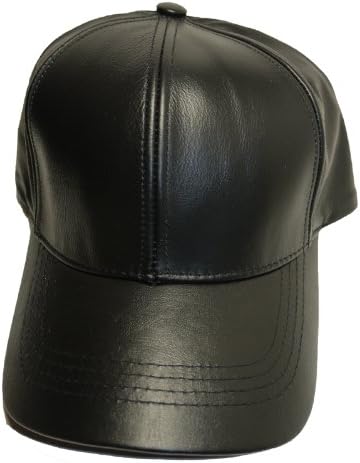 Black kožne bejzbol kape kapa šešire podesive izrađene u SAD-u