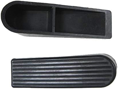 Početna Premium gumena čepa za gume - zaustavljanje vrata sa dizajnom teških tereta - fleksibilni i bez grebanja držača vrata Crna