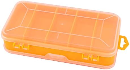 NOVO LON0167 Orange plastični dual sloj 13 pretinca za pohranu elektroničkih dijelova kutija za pohranu dijelova (narandžasti plastični