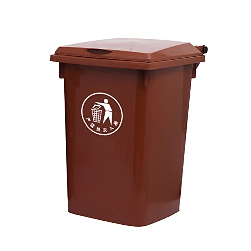 Vandorsko smeće smeđe smeće može se na otvorenom kanti za smeće na otvorenom i kotačima može velika kućanstvo za smeće za restorane