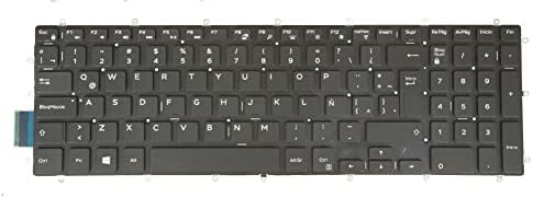Latinska španska tastatura za Dell Inspiron 5765 5767, 15-5565 5567 5583, Latitude 3500 3590 08Y88W pozadinskim osvjetljenjem bez