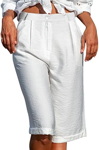 Print Bermuda Hlače Ženske dužine koljena Ljetna casual dresova kratke hlače sa dubokim džepovima Lounge Long Hots Hotsa