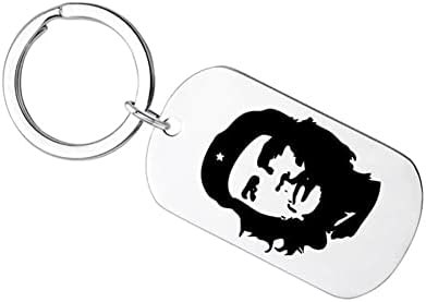 XCFS 2kom / Set Che Guevara portretna roba od nehrđajućeg čelika medicinski Alert ID Privjesci za pseće oznake ogrlica i privjesak