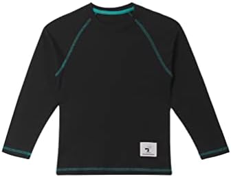 FLDY KIDS Boys Pamuk dugih rukava majica Crew vrat na vratu Thees Termalna košulja Fleece Baselayer potkošulja