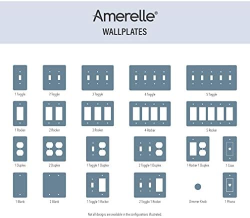 Aremele 463RRBN prebivali su prebivalište, 2 rocker, čelik, brušeni nikl, 1-paket