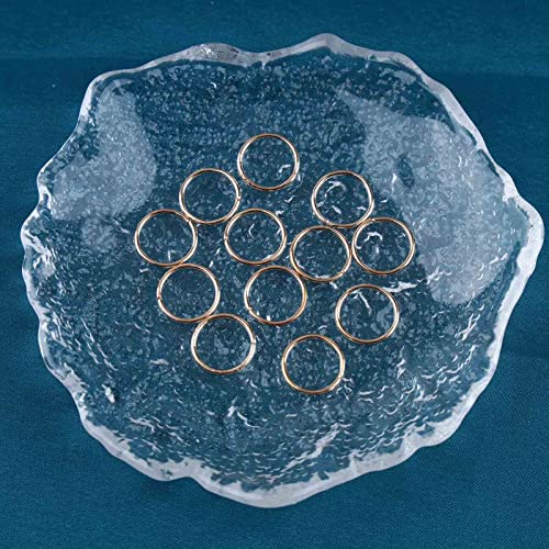 Iaceble Vintage krug dredovi prstenovi Zlatni krug Hair Loops Clips Boho mali pleteni prstenovi minimalistički dredovi prstenovi za