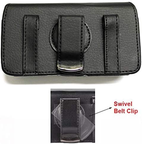 Klip za kablovski remen kožni okretni torbici za okretne torbice za opterećenje nose zaštitni kompatibilan sa Sony Xperia Z - Xperia