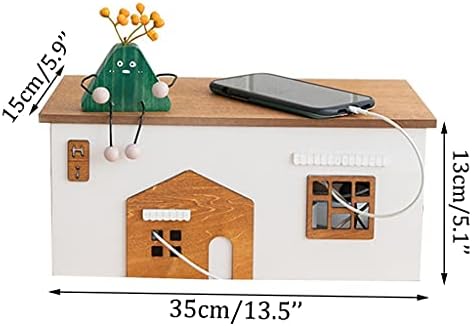 DEPILA Router kutija za pohranu, desktop korektor Router RackDesktop kutija za pohranu mreža Set-top Box Power Strip Shielding Box